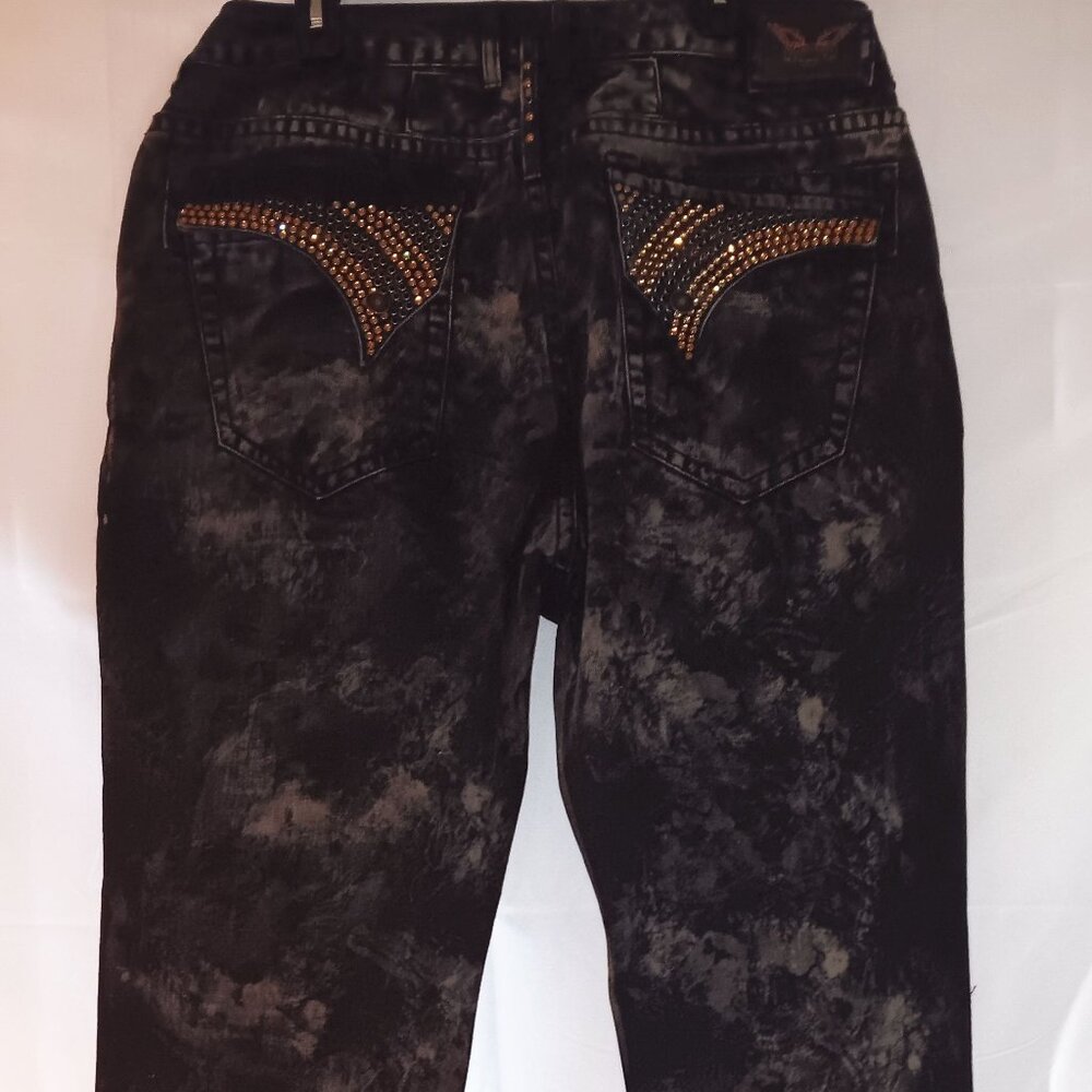 Robin's Jeans Men Size 42. Blinged Out with Crystals! Made in the USA!